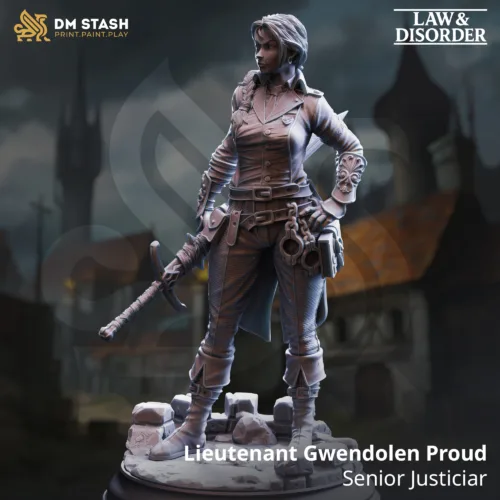 Lieutenant Gwendolen Proud - Senior Justiciar Lieutenant Gwendolen Proud - Senior Justiciar