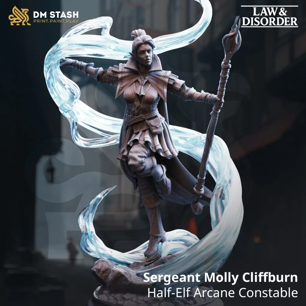 Sergeant Molly Cliffburn – Halbelfische Arkane Polizistin