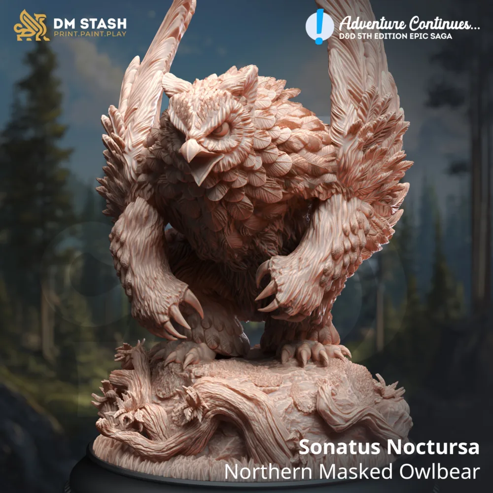 Sonatus Noctursa - Northern Masked Owlbear Sonatus Noctursa - Northern Masked Owlbear